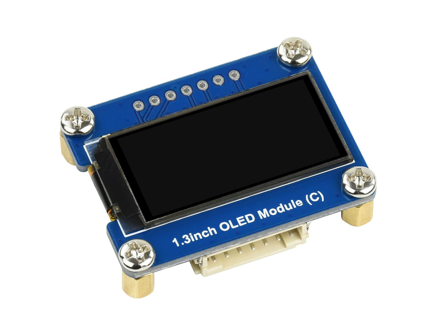 waveshare-1-3-zoll-oled-display-modul-64x128-sh1107-spi-i2c-schwarz-wei image 1