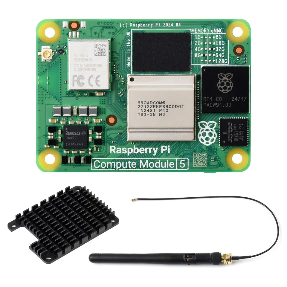 waveshare-cm5-pi-compute-module-5-kit-cm5108032-8gb-32gb-emmc-wlan-antenne-heats image 1
