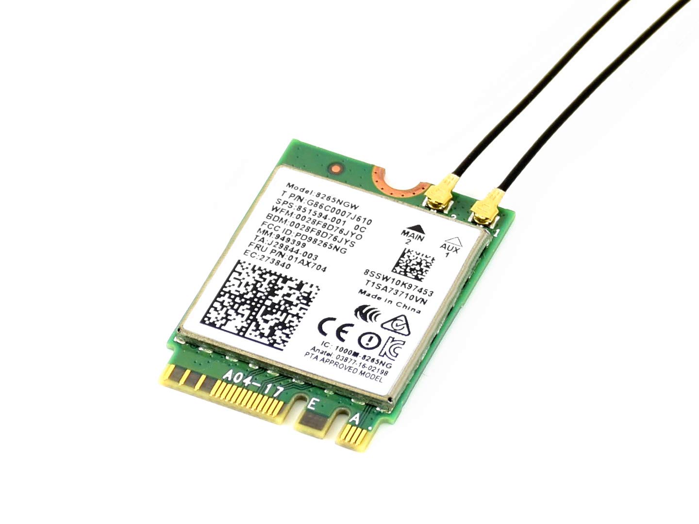 waveshare-dual-mode-wlan-modul-wireless-ac8265-2-4ghz-5ghz-bluetooth-4-2-f-r-jet image 4