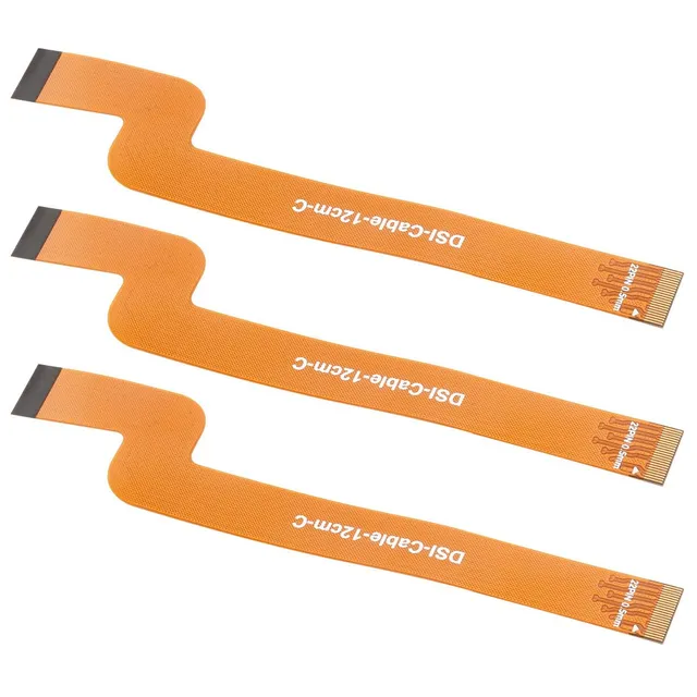 waveshare-dsi-cable-12cm-c-fpc-kabel-typ-c-mit-biegung-22-pin-dual-plug-12-cm-3e image 1