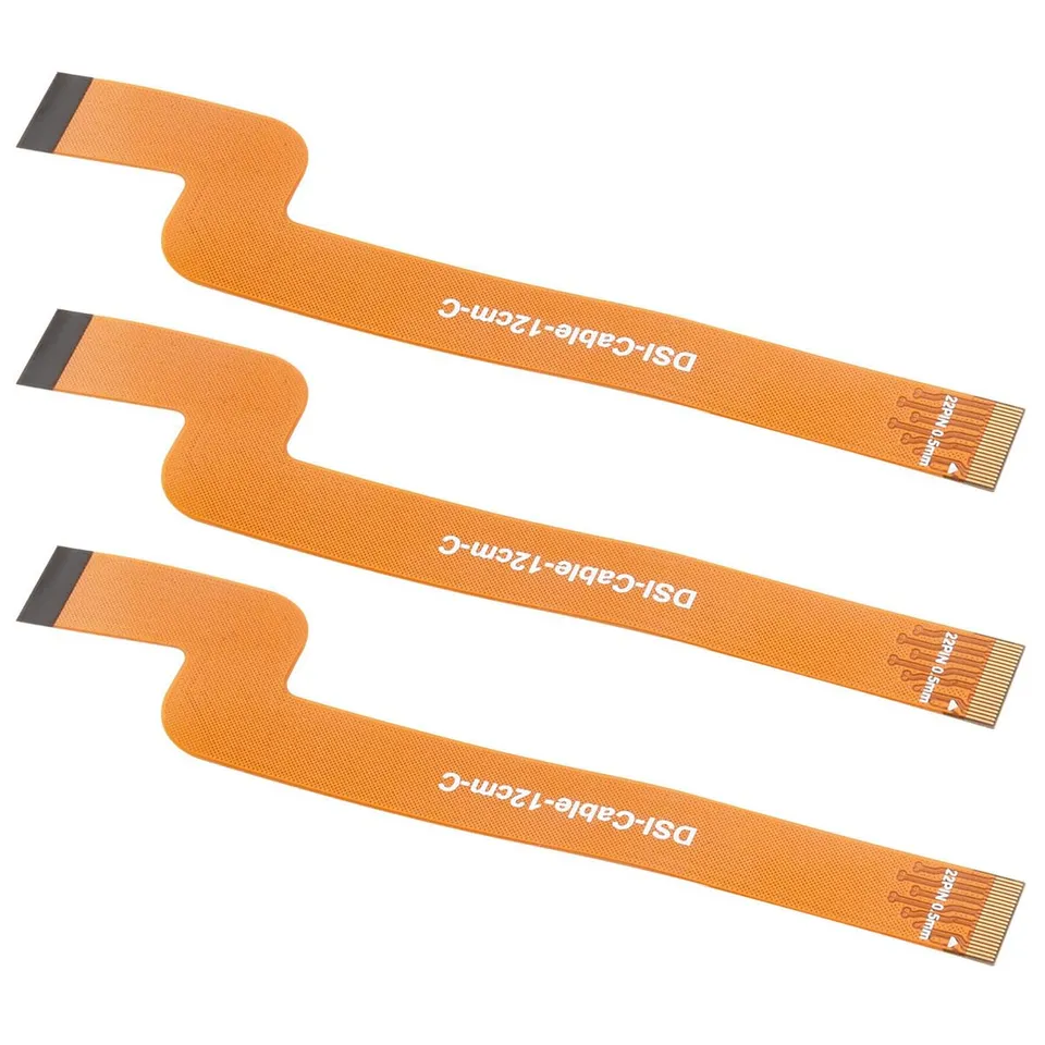 waveshare-dsi-cable-12cm-c-fpc-kabel-typ-c-mit-biegung-22-pin-dual-plug-12-cm-3e image 1