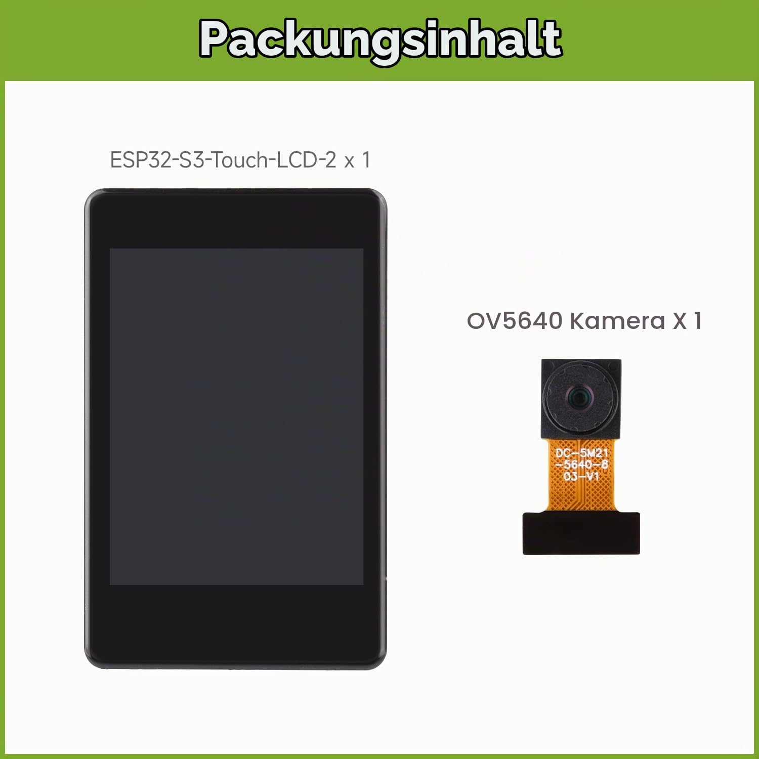 waveshare-esp32-s3-2-zoll-touch-display-entwicklungsboard-240x320-ips-5mp-kamera image 2
