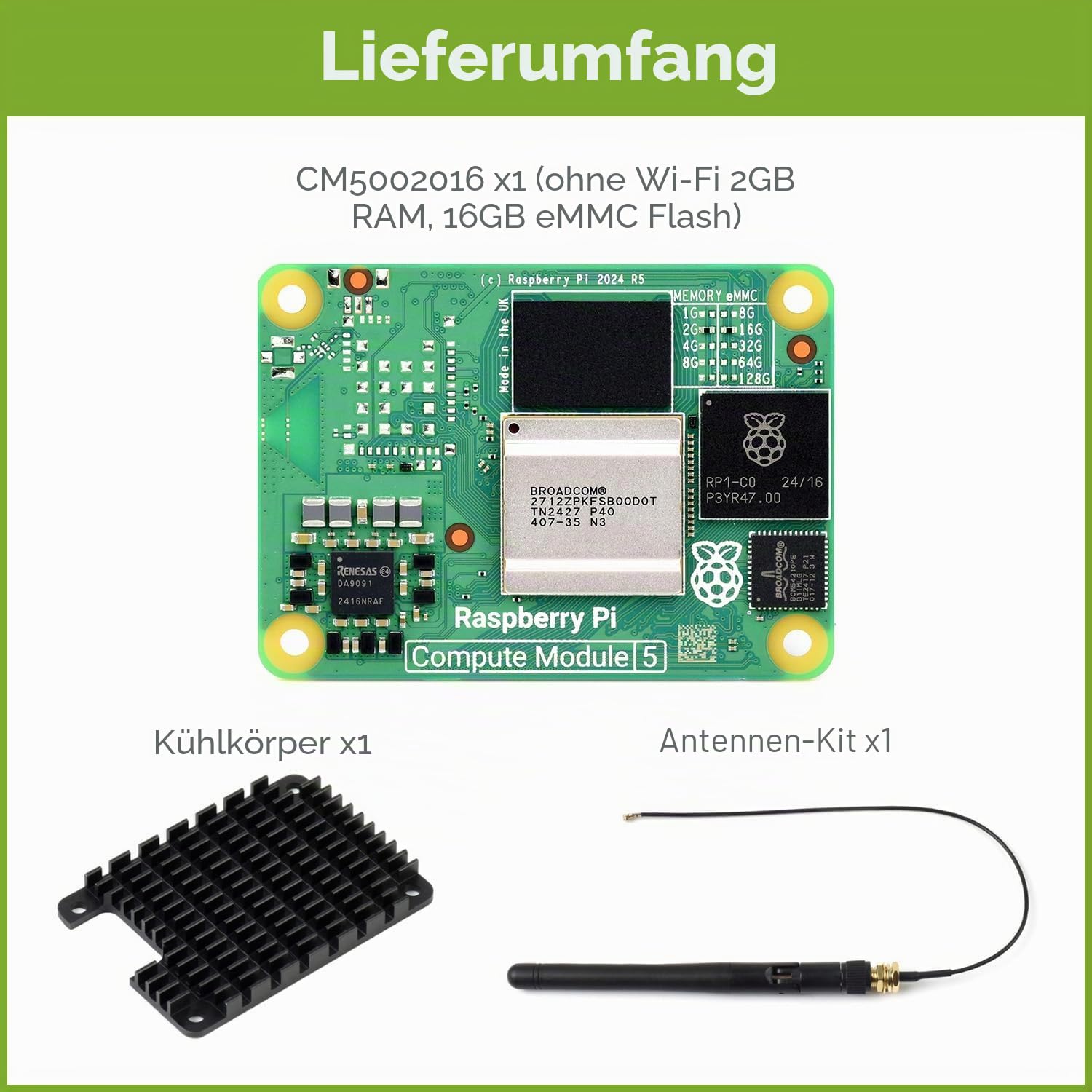 waveshare-cm5-compute-module-5-system-on-module-cm5002016-ohne-wireless-2gb-ram- image 2