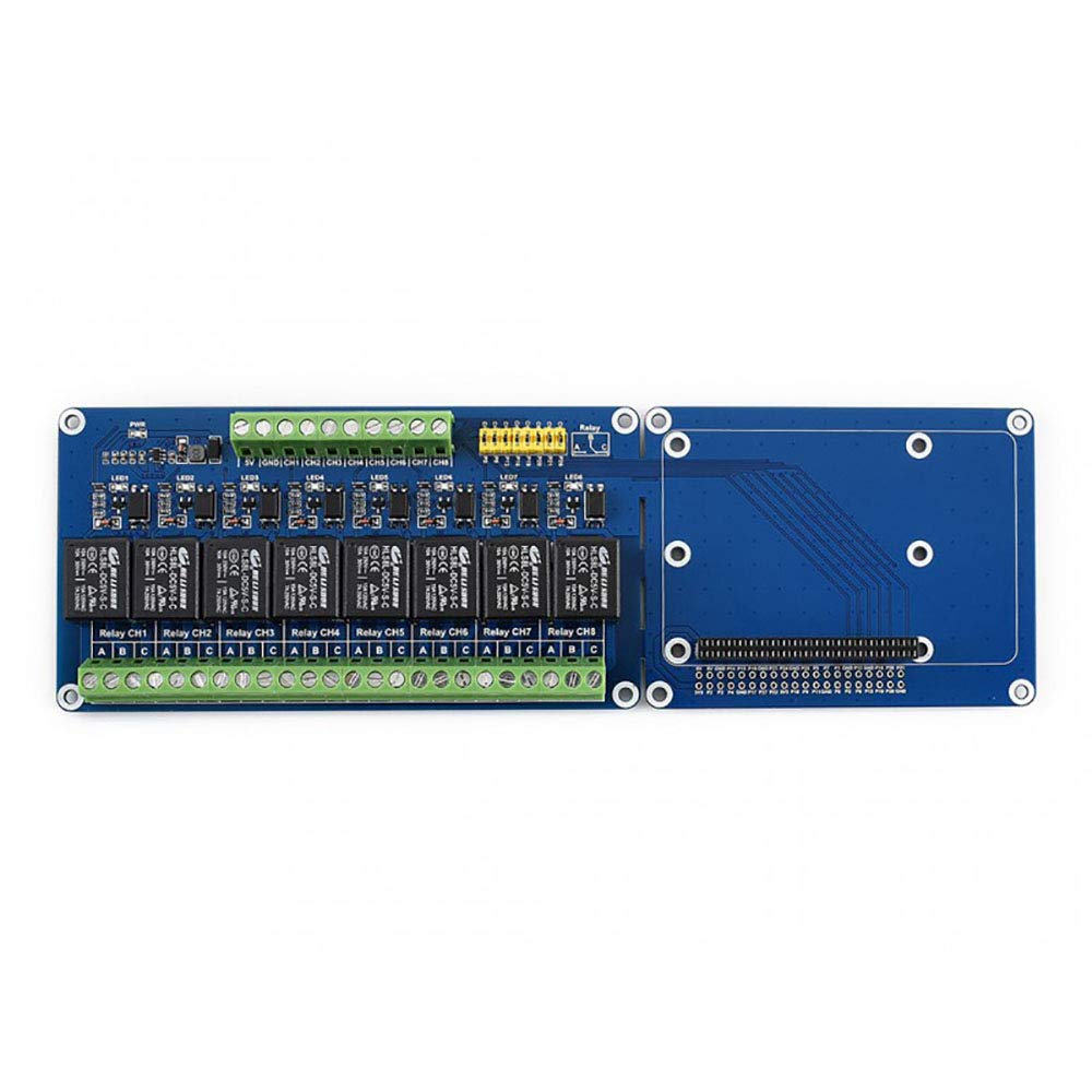 waveshare-rpi-relay-board-b-raspberry-pi-erweiterungsplatine-8-kanal-relais-5a image 3