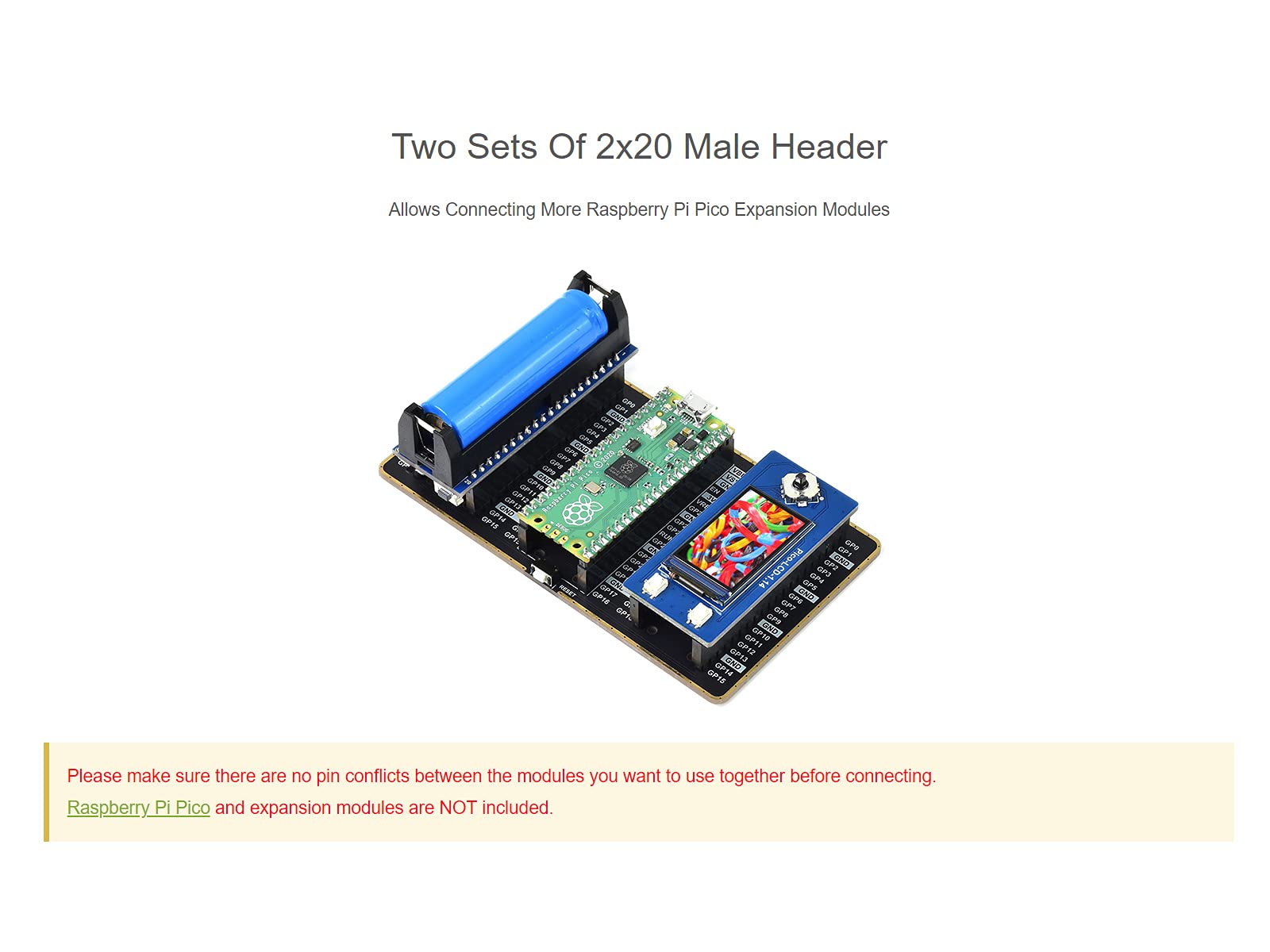 waveshare-dual-gpio-expander-f-r-raspberry-pi-pico-erweiterungsboard-mit-2x-2x20 image 6