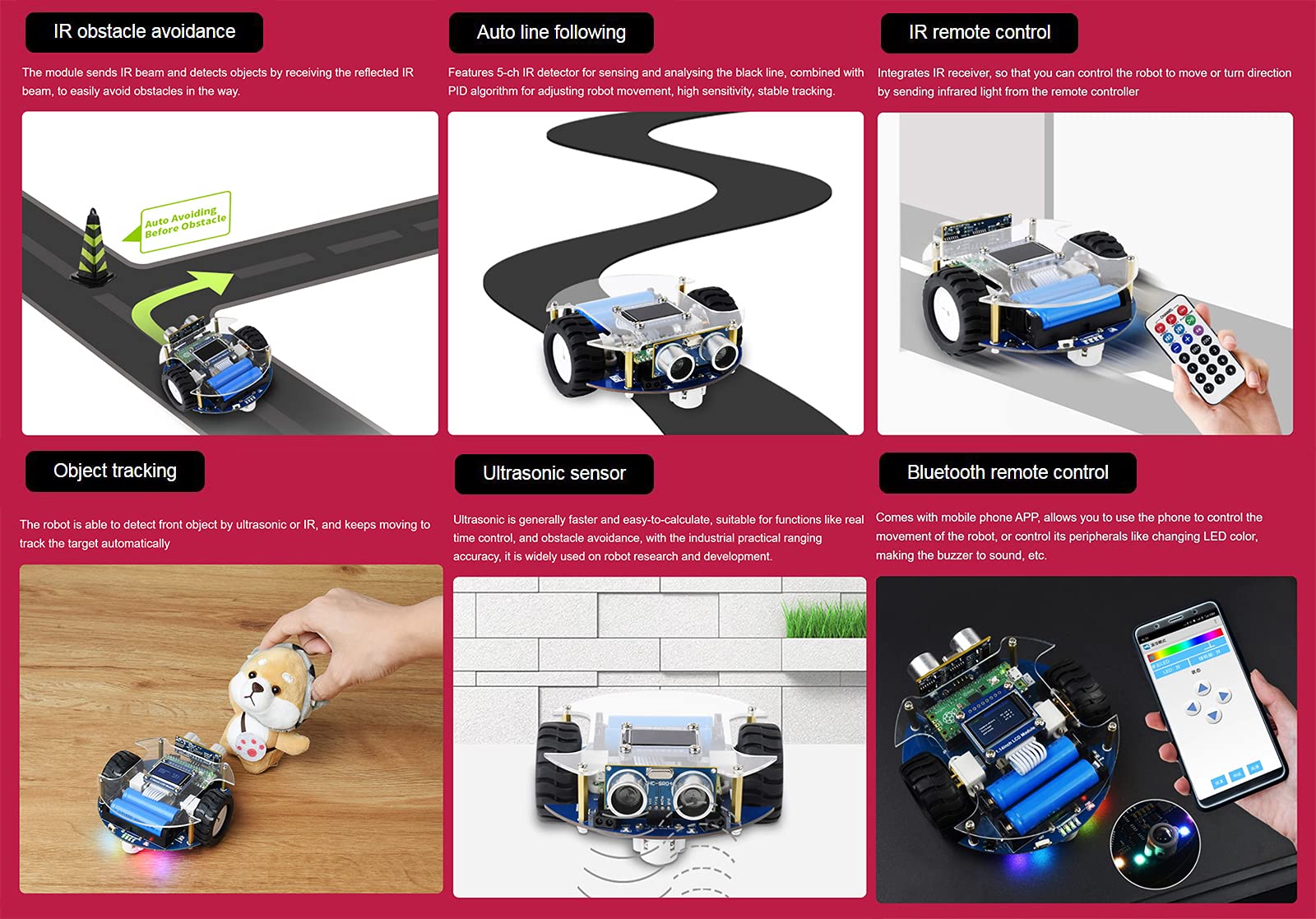 waveshare-picogo-mobiler-roboter-auto-kit-f-r-raspberry-pi-pico-mit-ultraschall- image 4