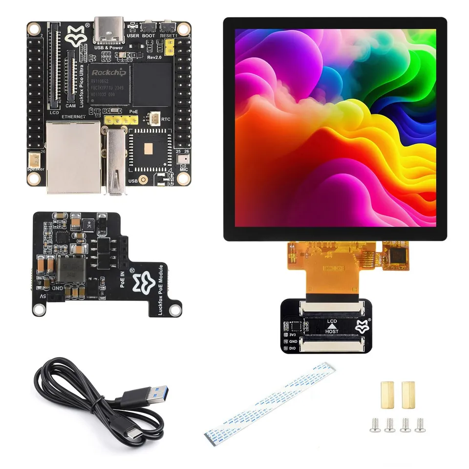 waveshare-luckfox-pico-ultra-rv1106-linux-board-ohne-wlan-inkl-poe-modul-4-zoll- image 1