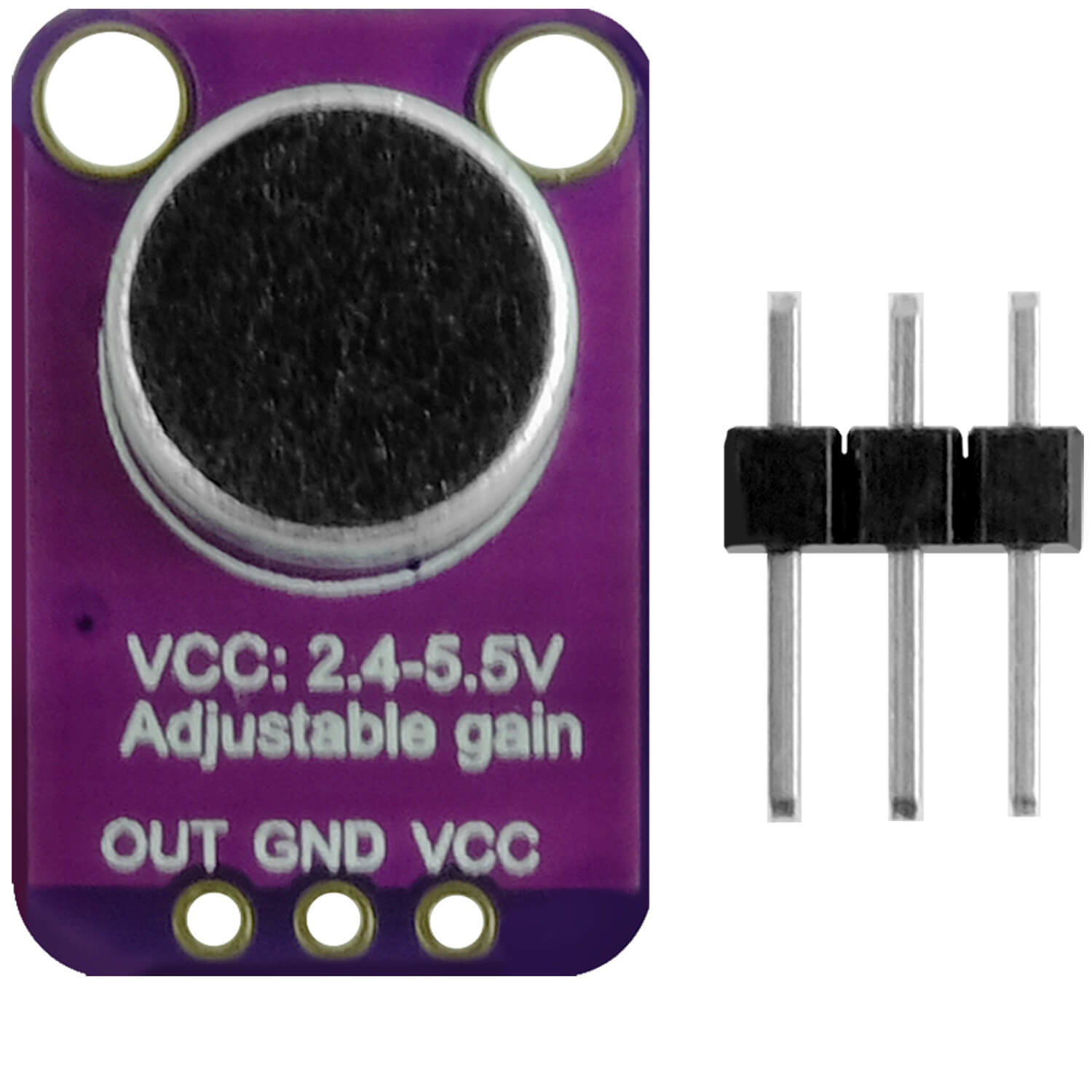 az-delivery-gy-max4466-elektret-mikrofon-verst-rker-breakout-sensor image 2