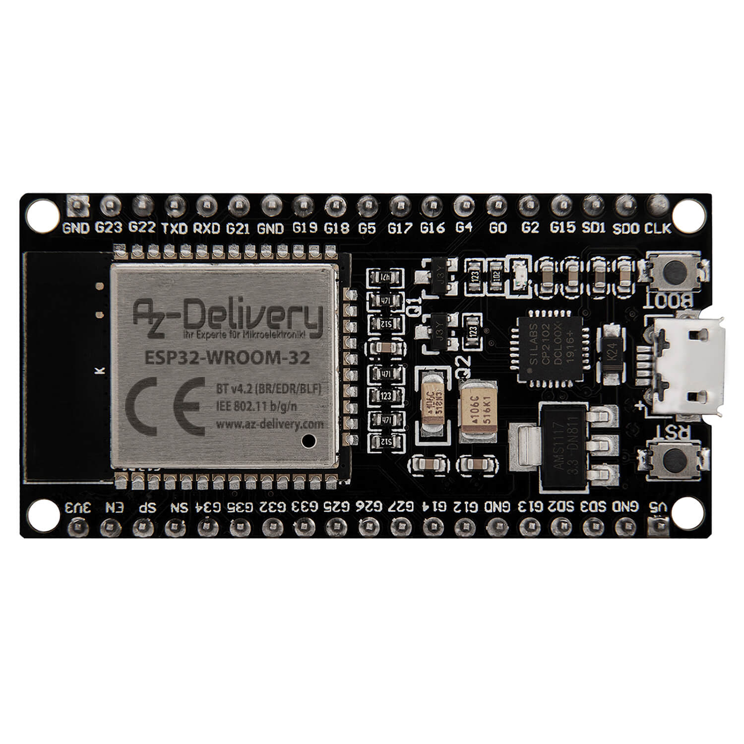 az-delivery-esp32-nodemcu-dev-kit-c-v2-development-board-mit-cp2102-esp32-dual-c image 2