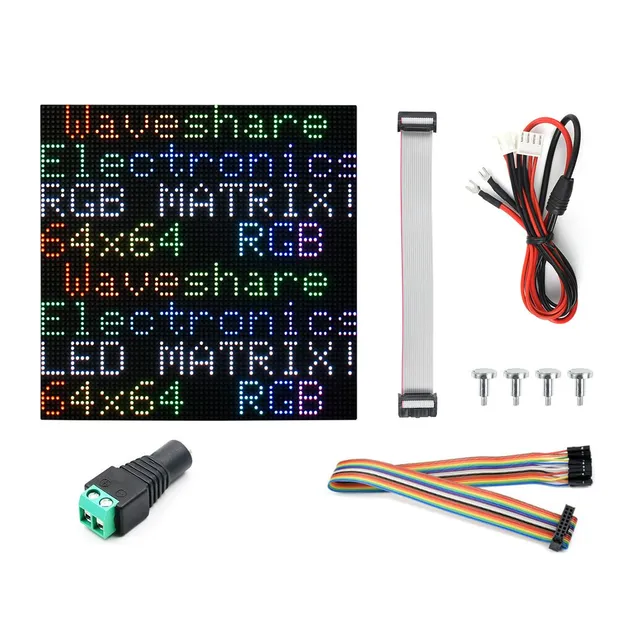 waveshare-flexible-rgb-led-matrix-panel-64x64-3mm-pitch-biegbar-f-r-raspberry-pi image 1