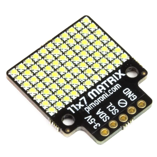 pimoroni-11x7-led-matrix-breakout-77-wei-e-leds image 1