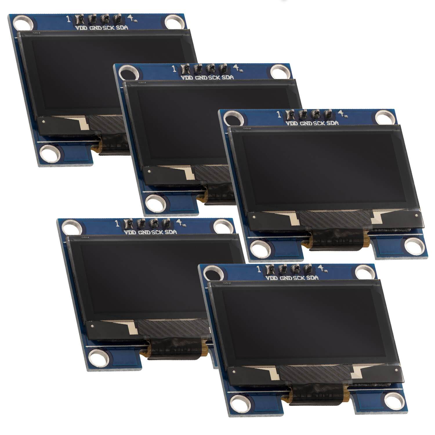 az-delivery-1-3-zoll-oled-i2c-display-128-x-64-pixel-wei-mit-sh1106 image 6