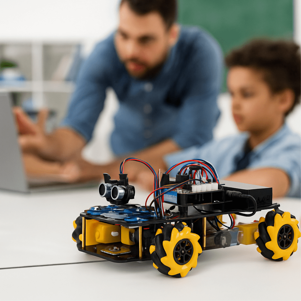 az-delivery-stem-roboterauto-starterkit-mecanum-wheels-mit-esp32-controller-boar image 7