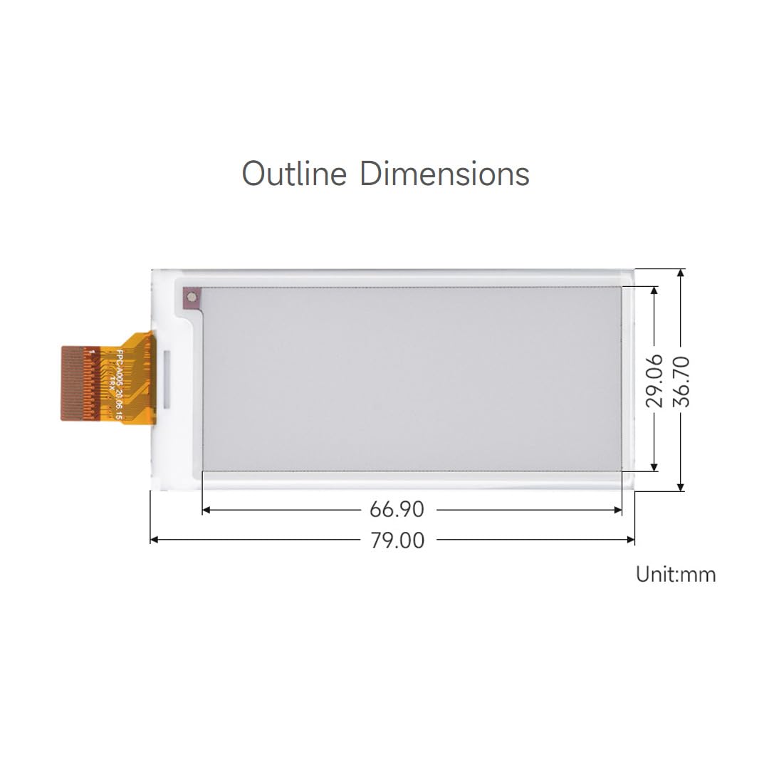 waveshare-2-9-zoll-e-paper-raw-display-panel-b-296x128-rot-schwarz-weiss-ohne-pc image 7
