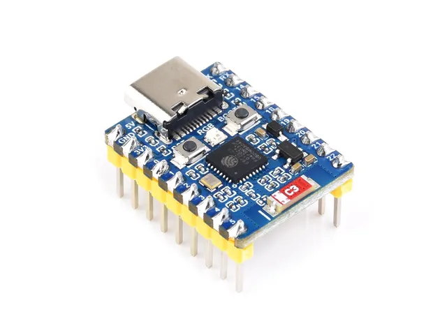 waveshare-esp32-c6-mini-entwicklungsboard-mit-header-wifi-6-bt5 image 1