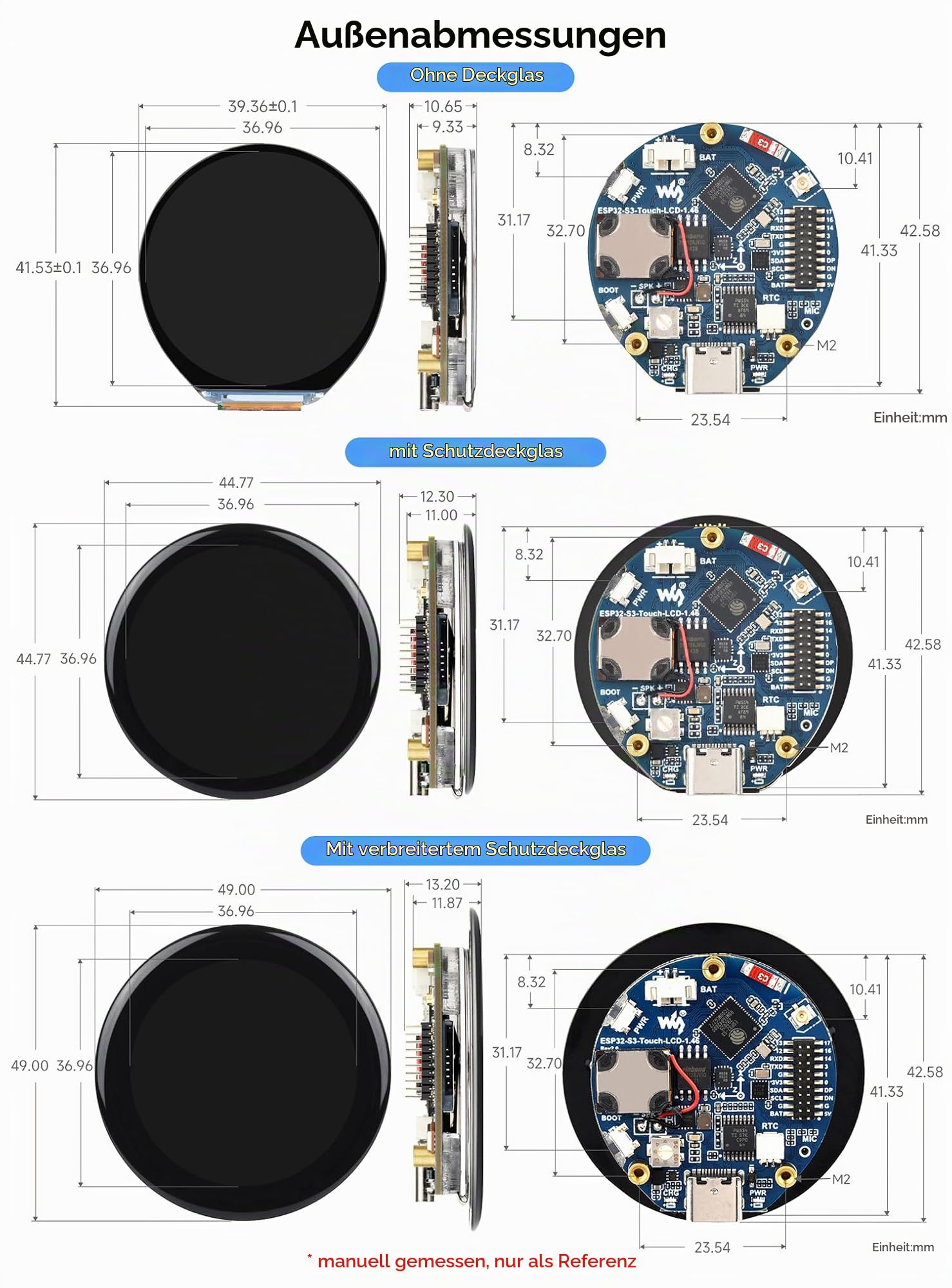 waveshare-esp32-s3-1-46-zoll-rund-display-entwicklungsboard-412x412-touch-wifi-b image 7