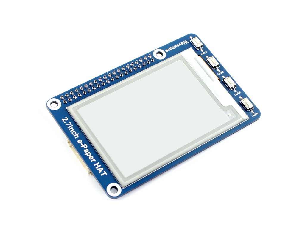 waveshare-2-7-zoll-e-paper-display-hat-e-ink-modul-264x176-spi-f-r-raspberry-pi image 2