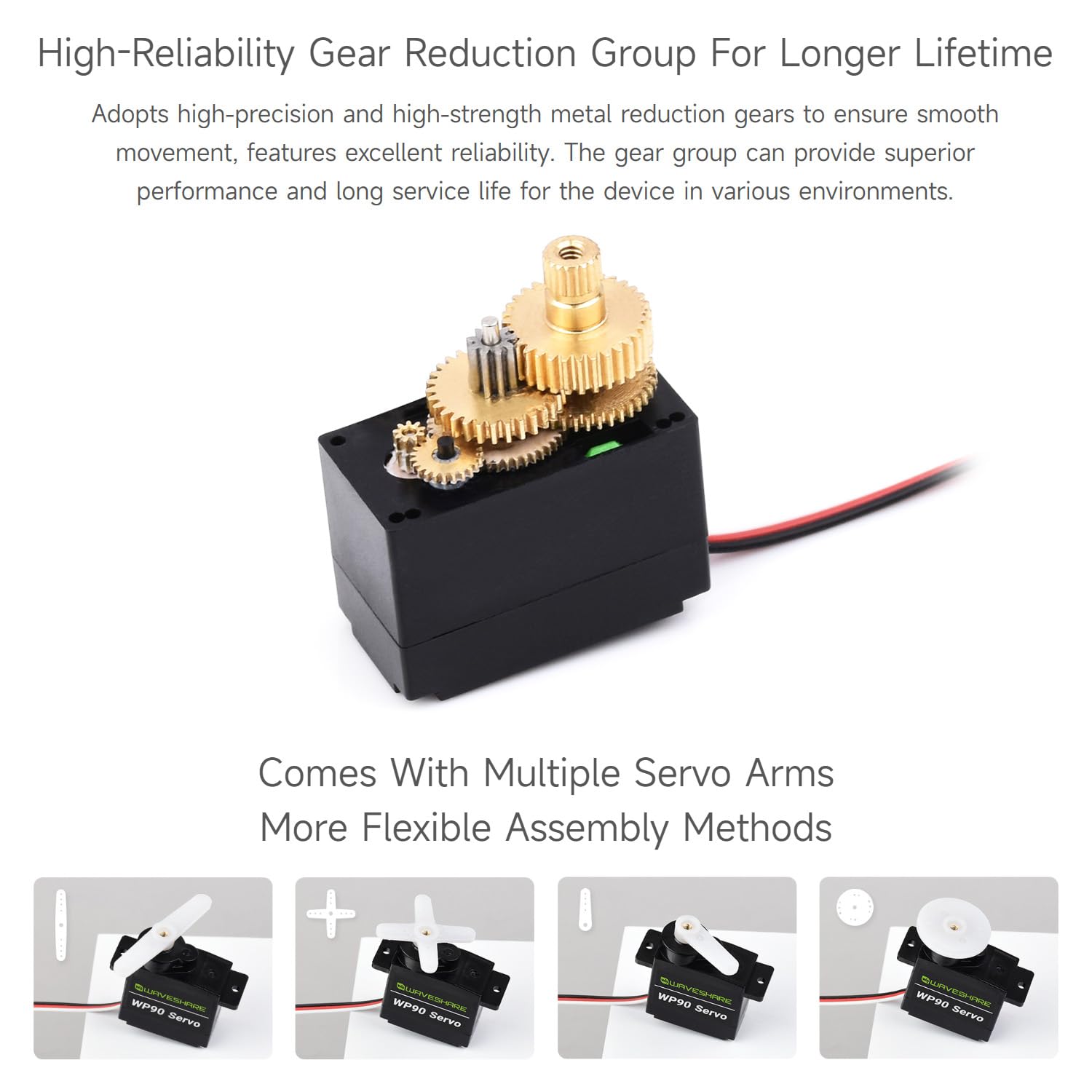 waveshare-wp90-digital-servo-180-2-3-kg-cm-kupfergetriebe-f-r-roboter image 6