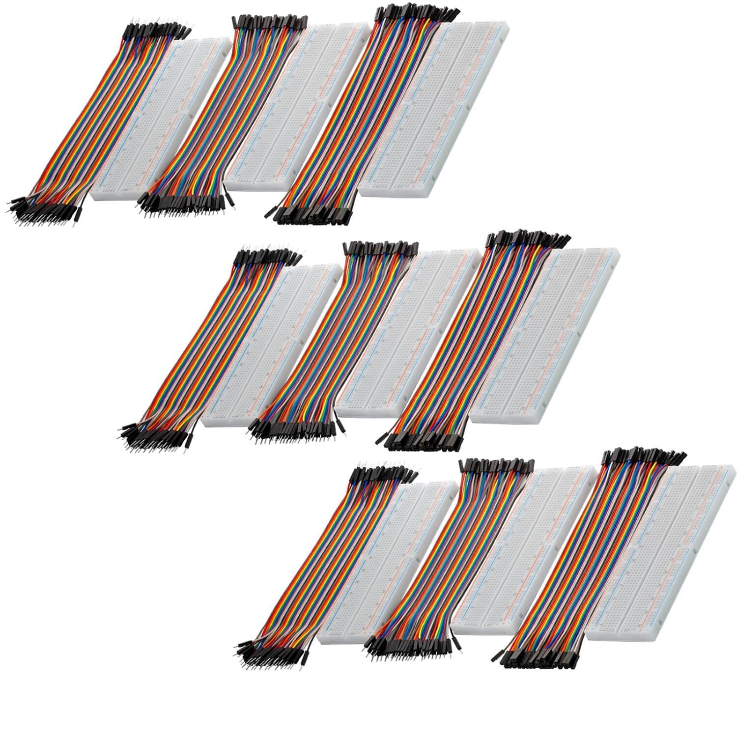 az-delivery-breadboard-kit-3x-mb102-120-jumper-wire-m2m-f2m-f2f image 6
