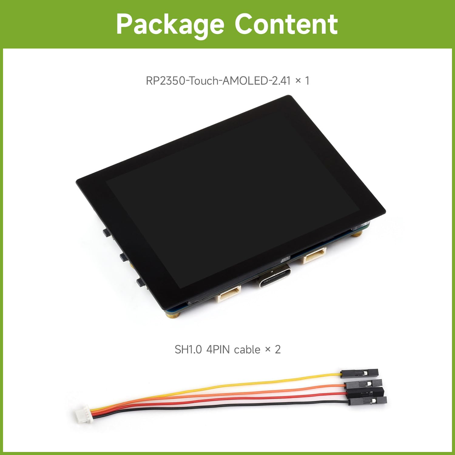 waveshare-rp2350-2-41-zoll-amoled-touch-entwicklungsboard-450x600-qspi-6-achsen- image 2