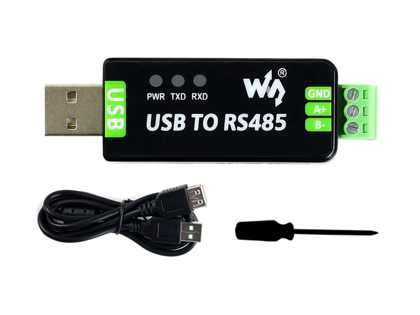 waveshare-industrial-usb-zu-rs485-konverter-mit-ft232rnl-und-sp485een-automatisc image 1