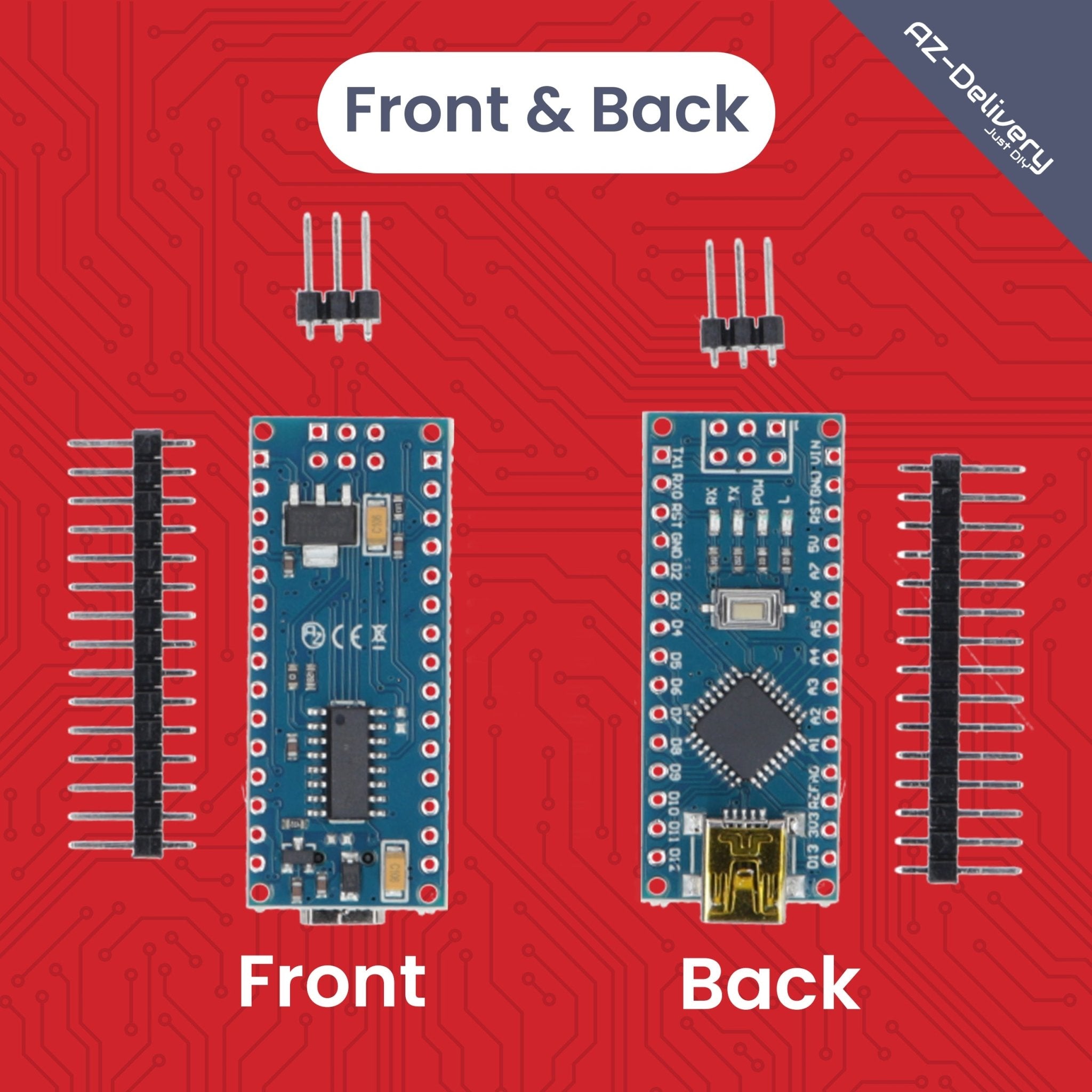 az-delivery-lgt8-nano-v3-mikrocontroller-board-mit-lgt8f328p-und-ch340-32-mhz image 4