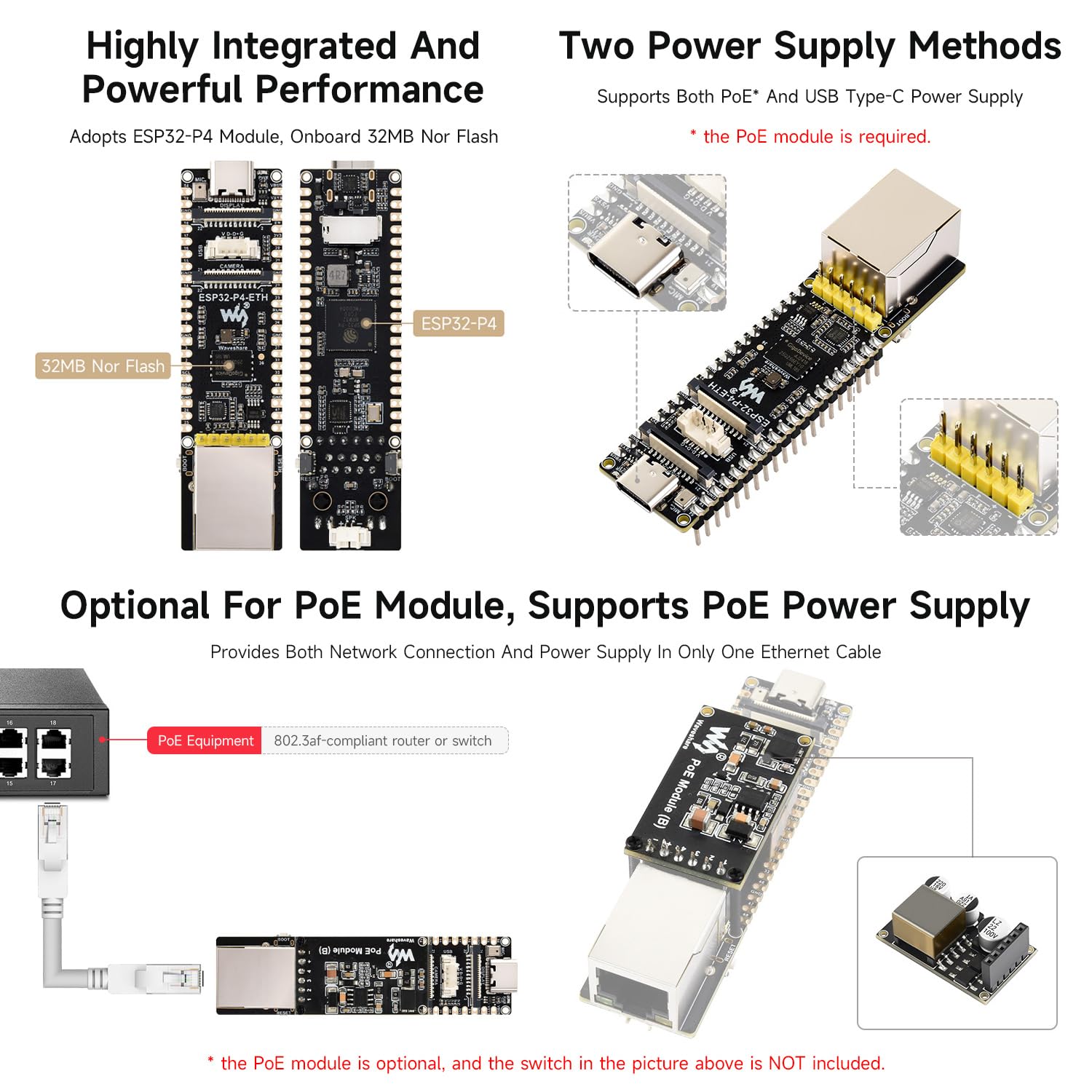 waveshare-esp32-p4-poe-eth-nh-kit-b-entwicklungsboard-esp32-p4-multimedia-board- image 7