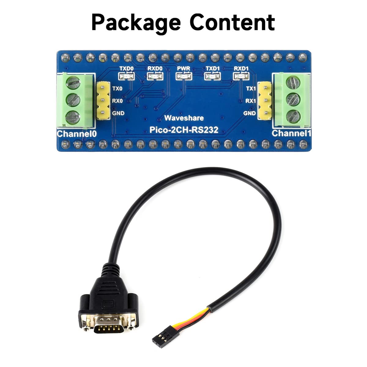 waveshare-2-kanal-rs232-modul-f-r-raspberry-pi-pico-sp3232een-uart-zu-rs232 image 2