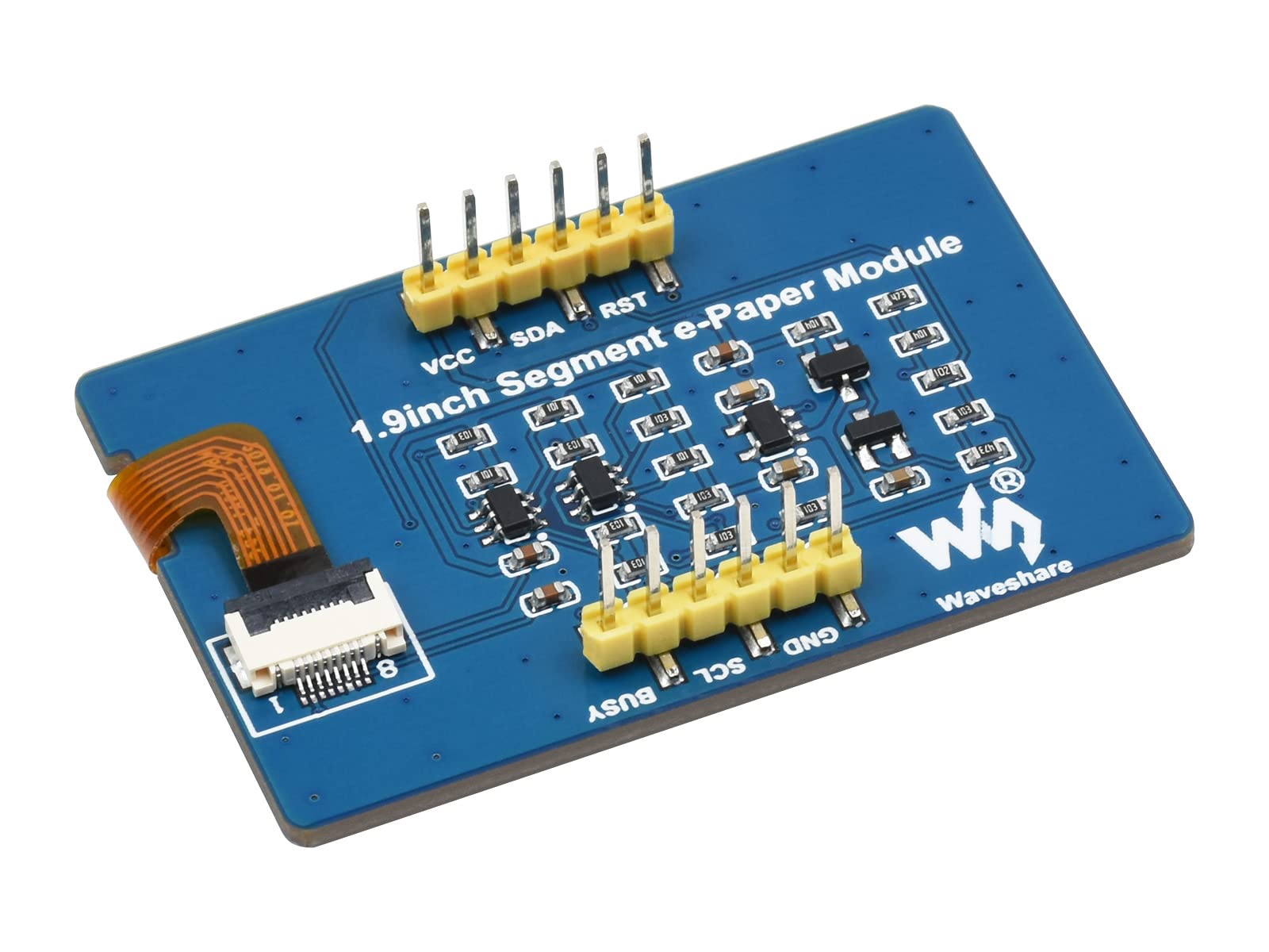 waveshare-1-9-zoll-segment-e-paper-modul-91-segmente-schwarz-wei-i2c-f-r-raspber image 2