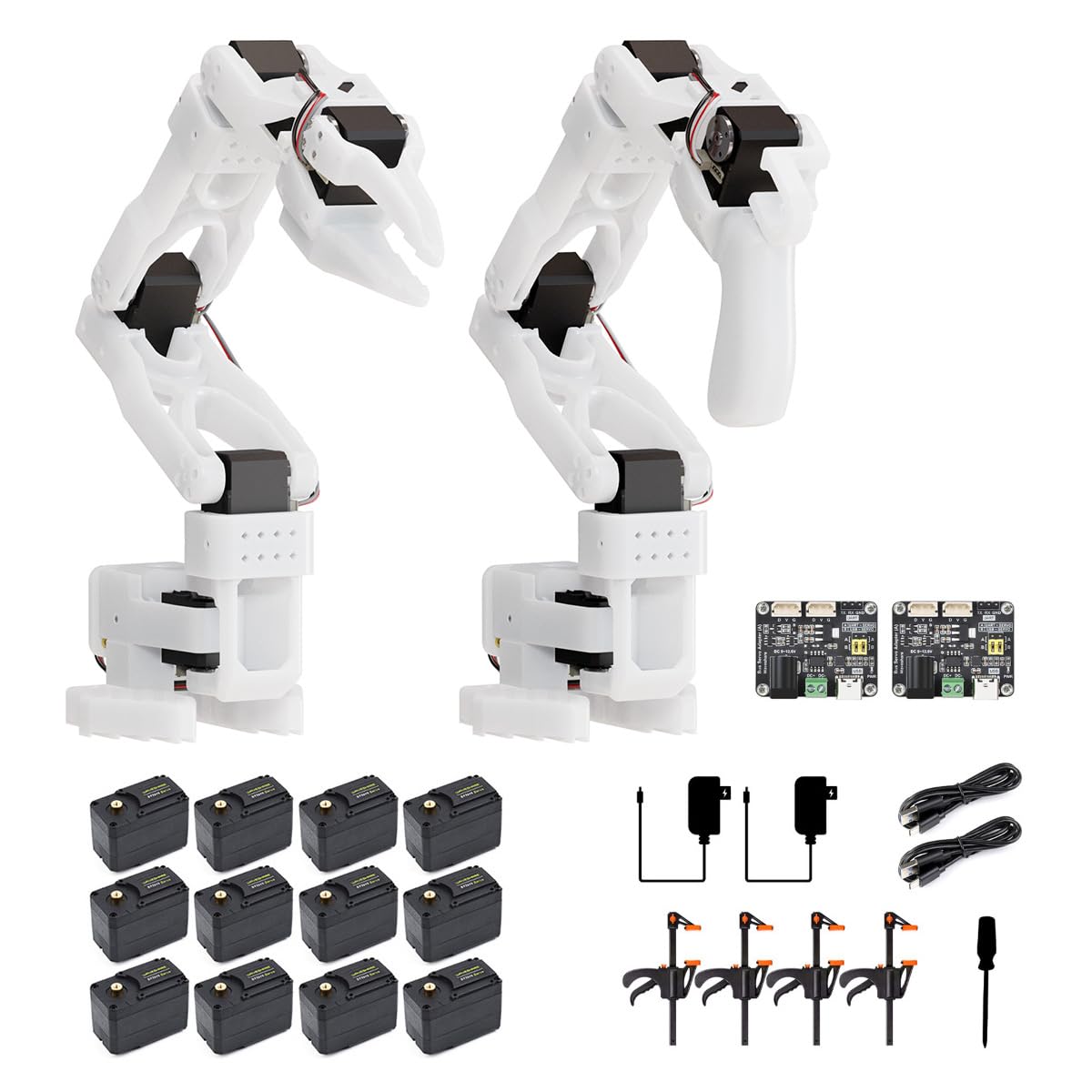 waveshare-so-arm100-6-achs-roboterarm-lerobot-kompatibel-3d-parts-kit image 1