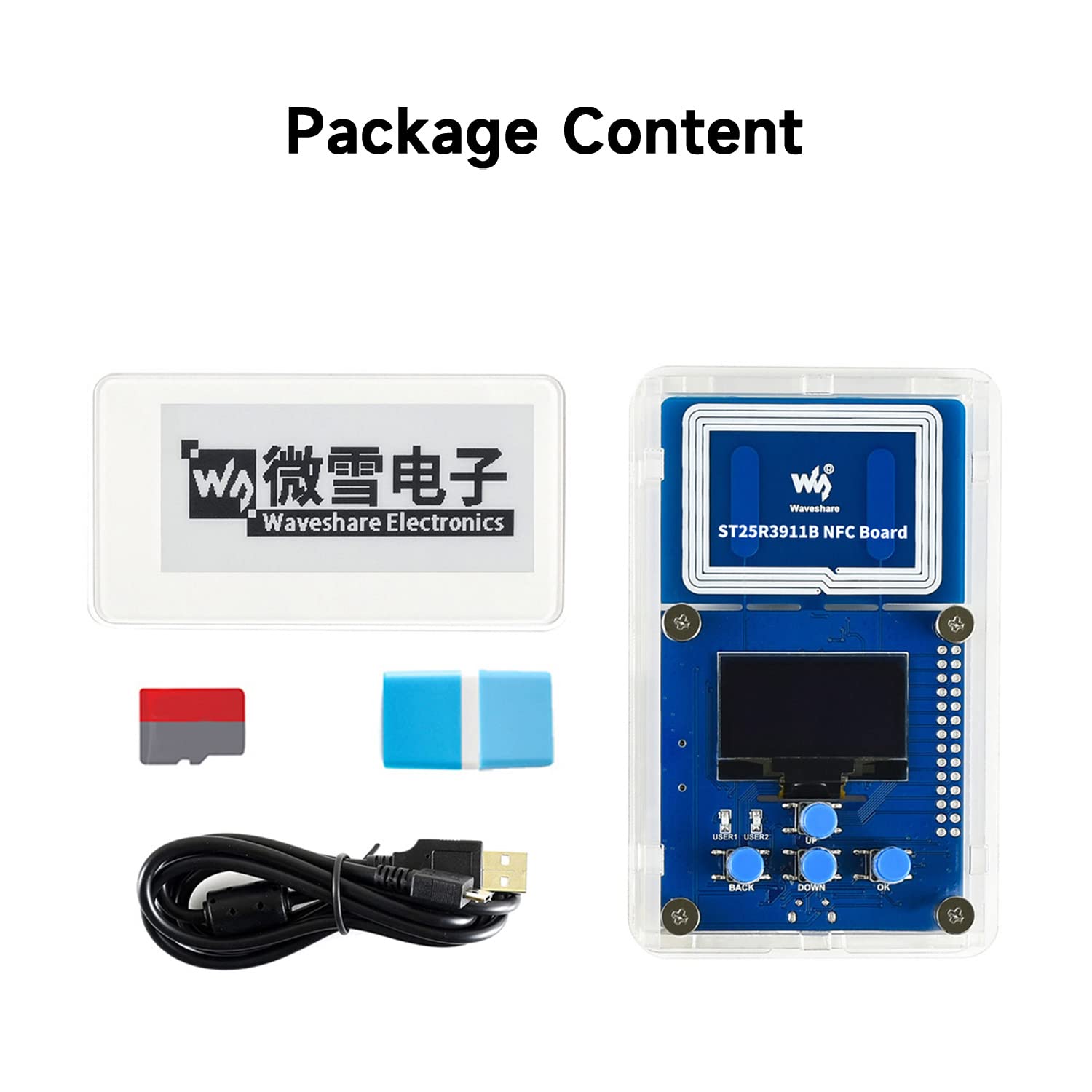 waveshare-2-9-zoll-nfc-powered-e-paper-kit-296x128-ohne-akku image 2
