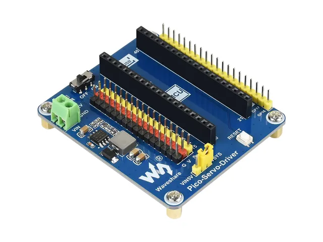 waveshare-servotreiber-f-r-raspberry-pi-pico-16-kanal-servo-pwm-16-bit image 1