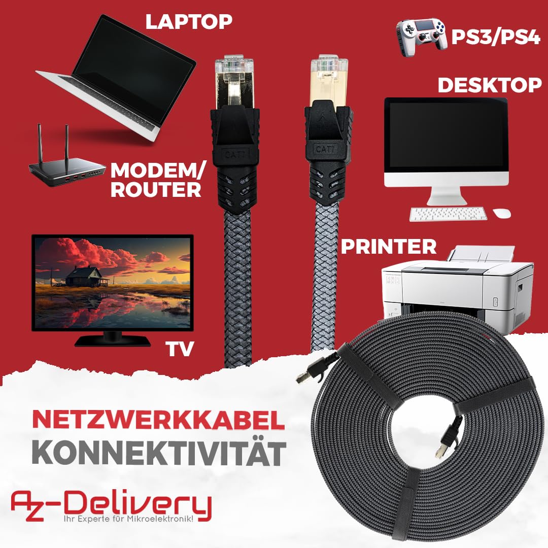az-delivery-cat7-netzwerkkabel-10m-grau-silber-10-gbit-s-gigabit-lan image 2