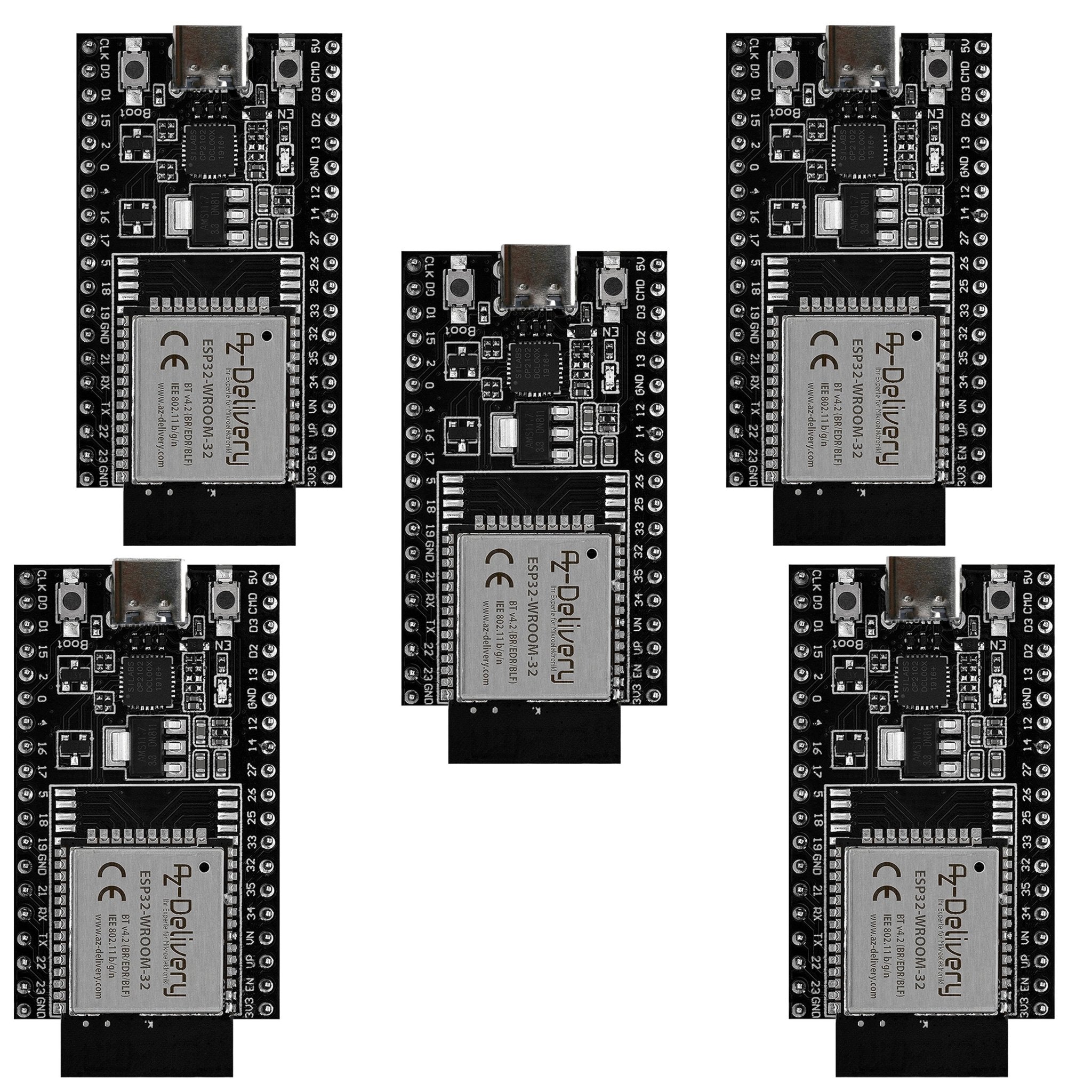 az-delivery-esp32-dev-kit-c-v4-nodemcu-wlan-wifi-development-board-mit-usb-c image 2
