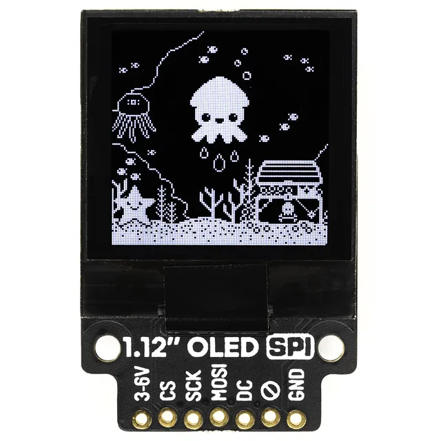 pimoroni-1-12-mono-oled-breakout-128x128-wei-schwarz image 1