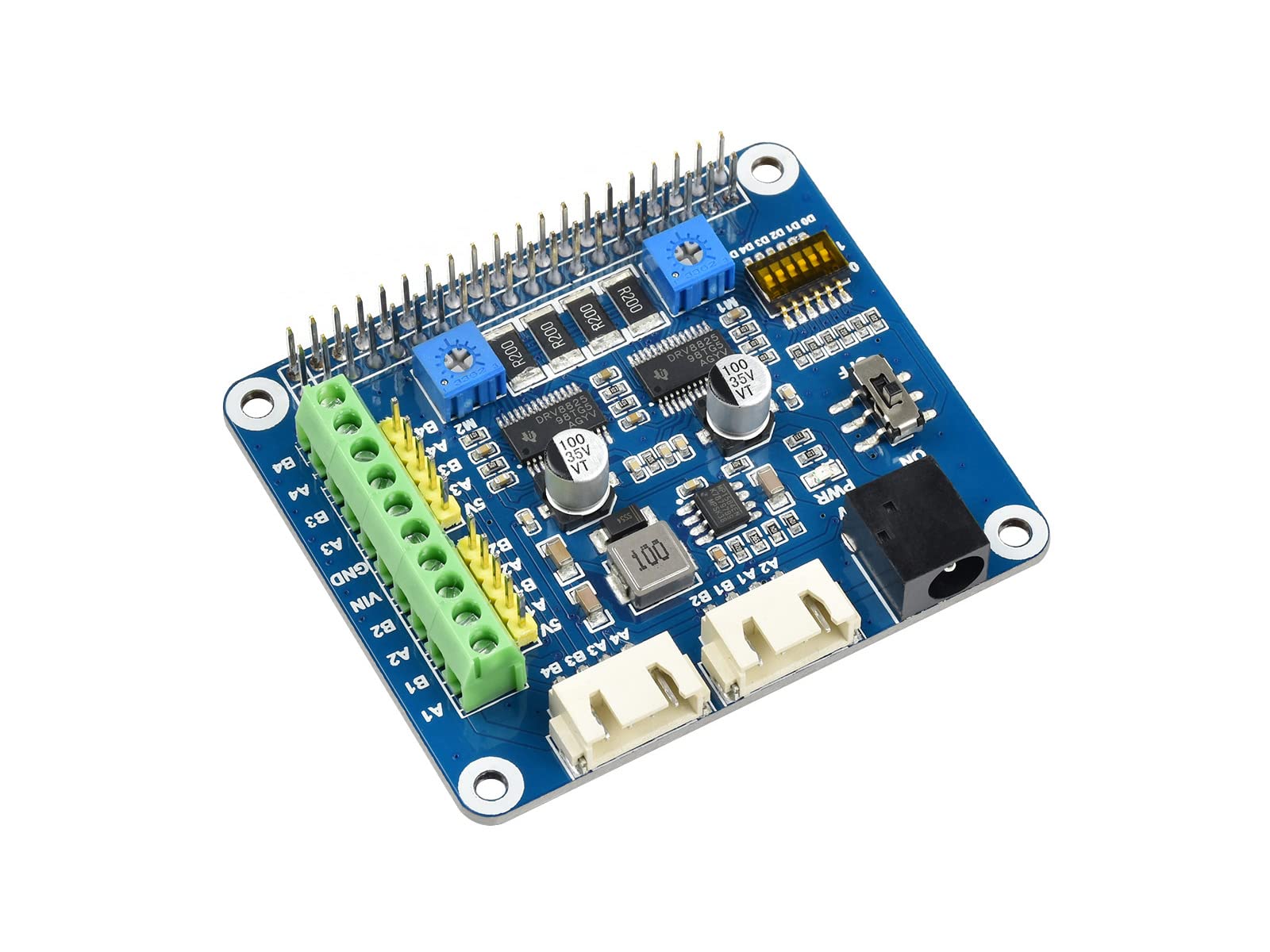 waveshare-stepper-motor-board-f-r-raspberry-pi-dual-drv8825-f-r-2-schrittmotoren image 2