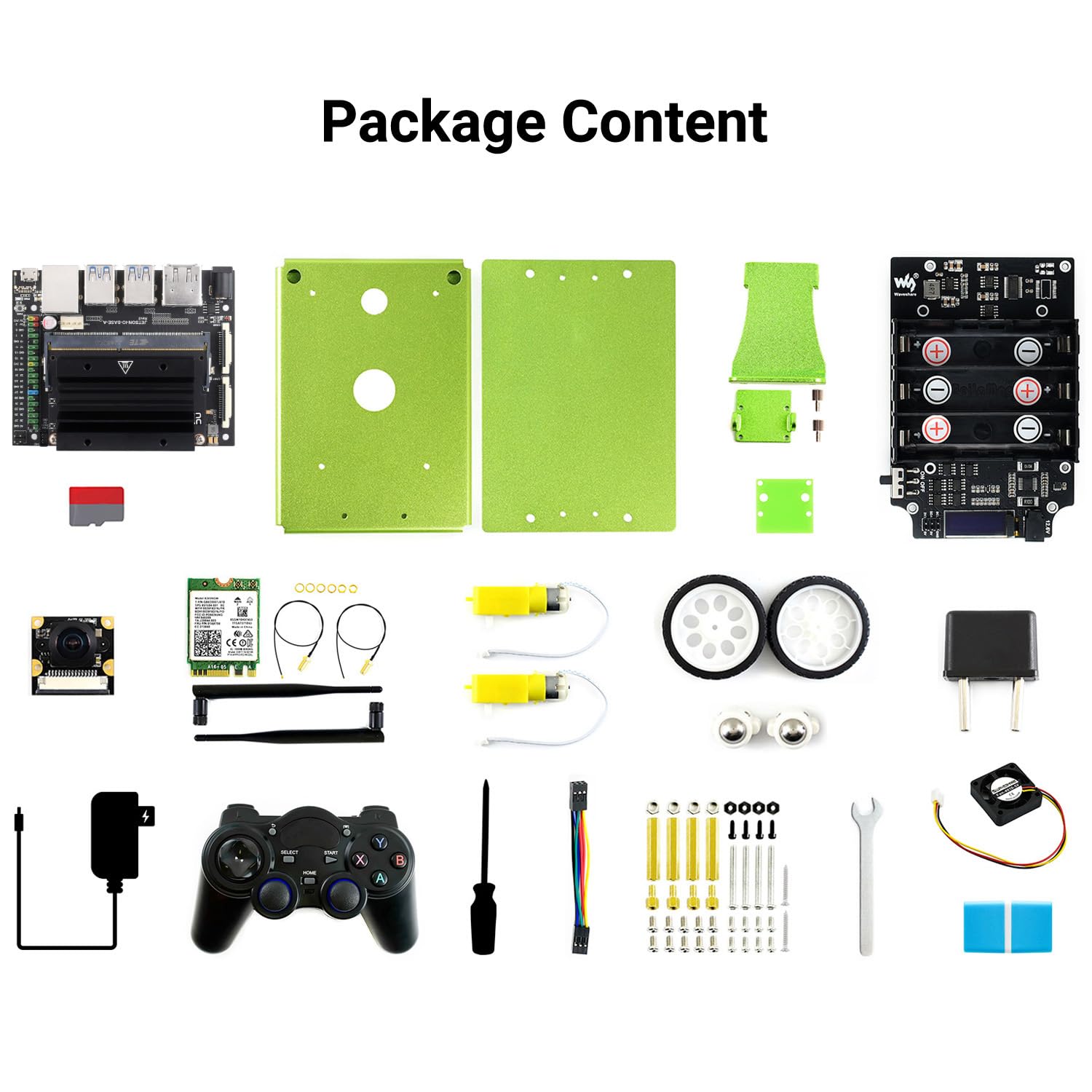 waveshare-jetbot-ai-robot-kit-mit-jetson-nano-dev-kit-20-teilig image 2