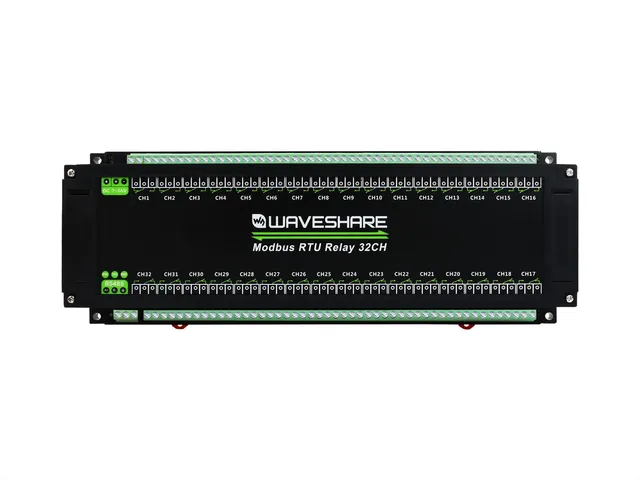 waveshare-modbus-rtu-32-kanal-relaismodul-rs485-10a-f-r-industrie-und-smart-home image 1