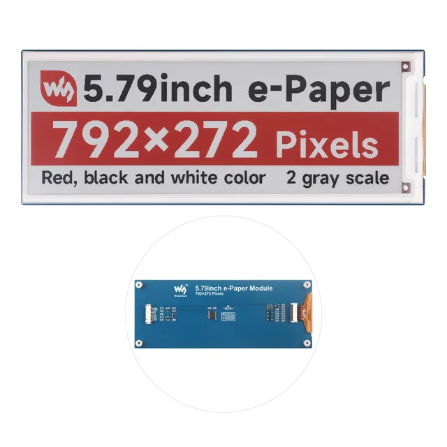 waveshare-5-79-zoll-e-paper-modul-b-792x272-rot-schwarz-wei-mit-pcb image 1