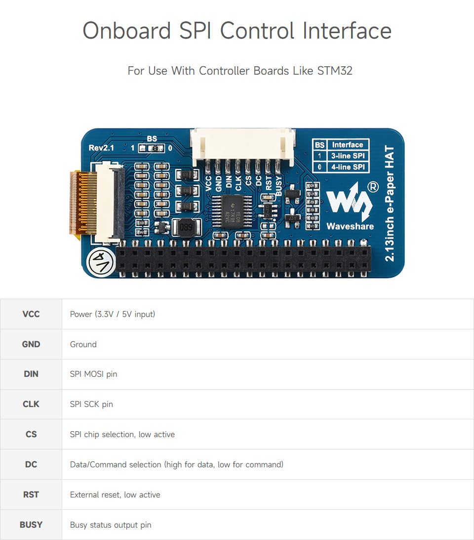 waveshare-2-13-zoll-e-paper-display-hat-b-v4-212x104-rot-schwarz-wei-spi image 6