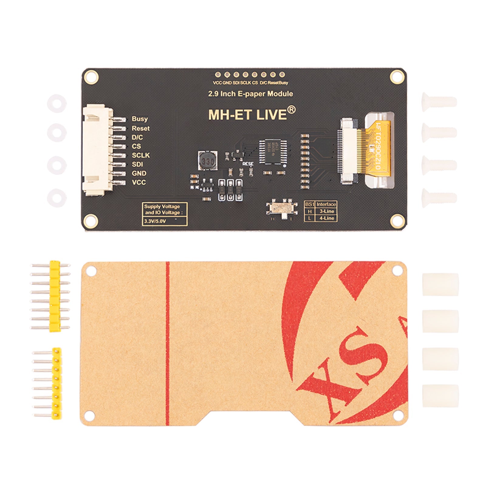 az-delivery-epaper-display-2-9-zoll-e-ink-modul-spi-3-3v-5v image 3