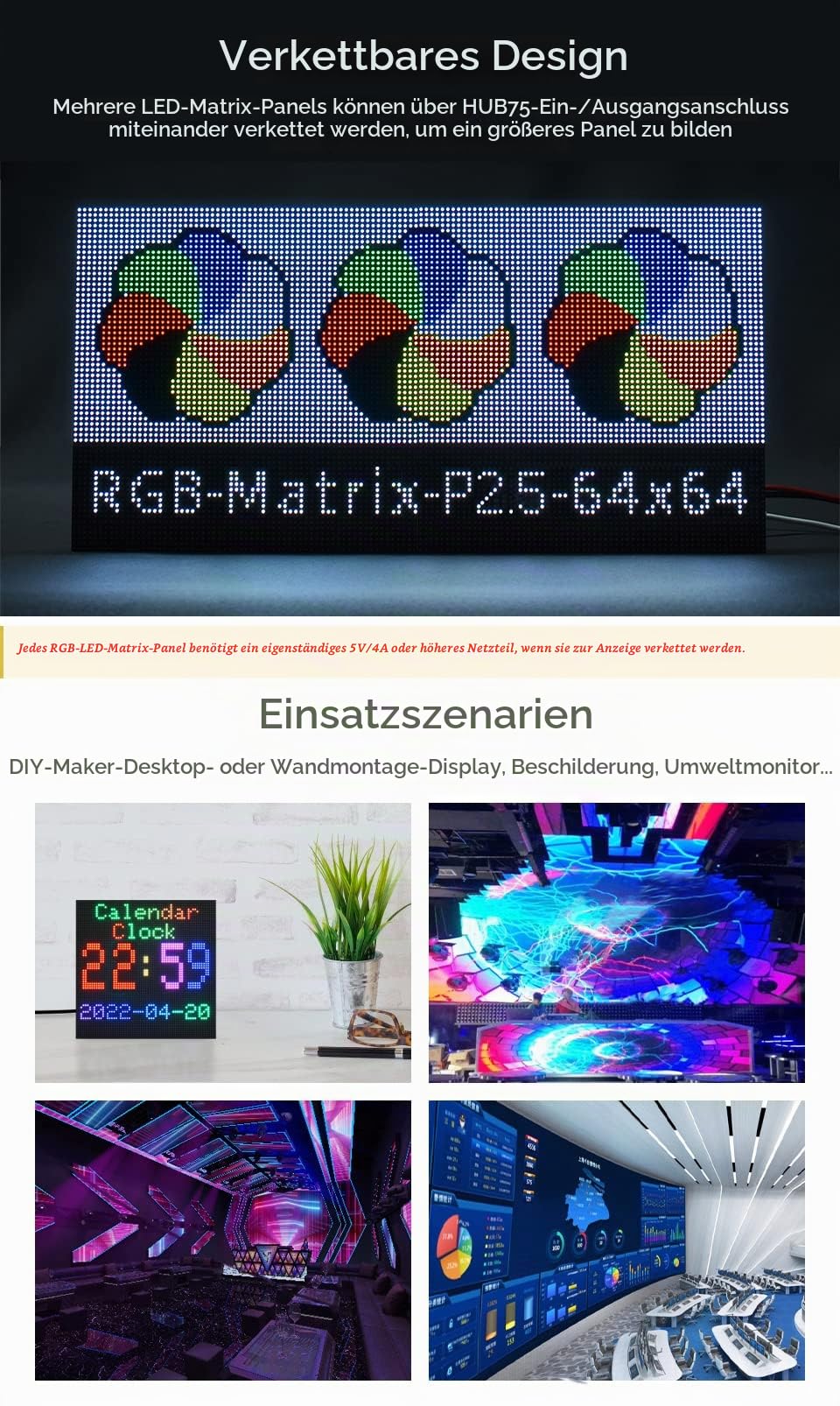 waveshare-rgb-vollfarb-led-matrix-panel-2-5mm-pitch-64x64-pixel-einstellbare-hel image 6