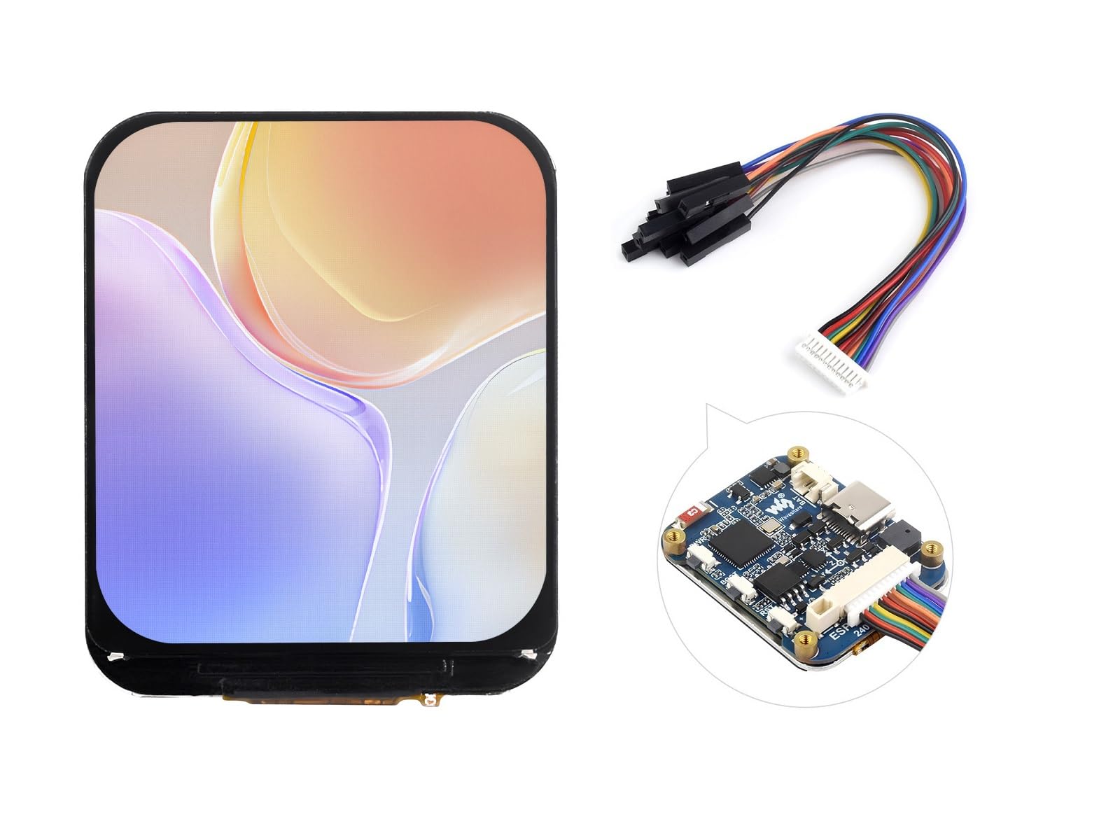 waveshare-esp32-s3-entwicklungsboard-mit-1-69-zoll-touch-lcd-240x280-wifi-blueto image 1