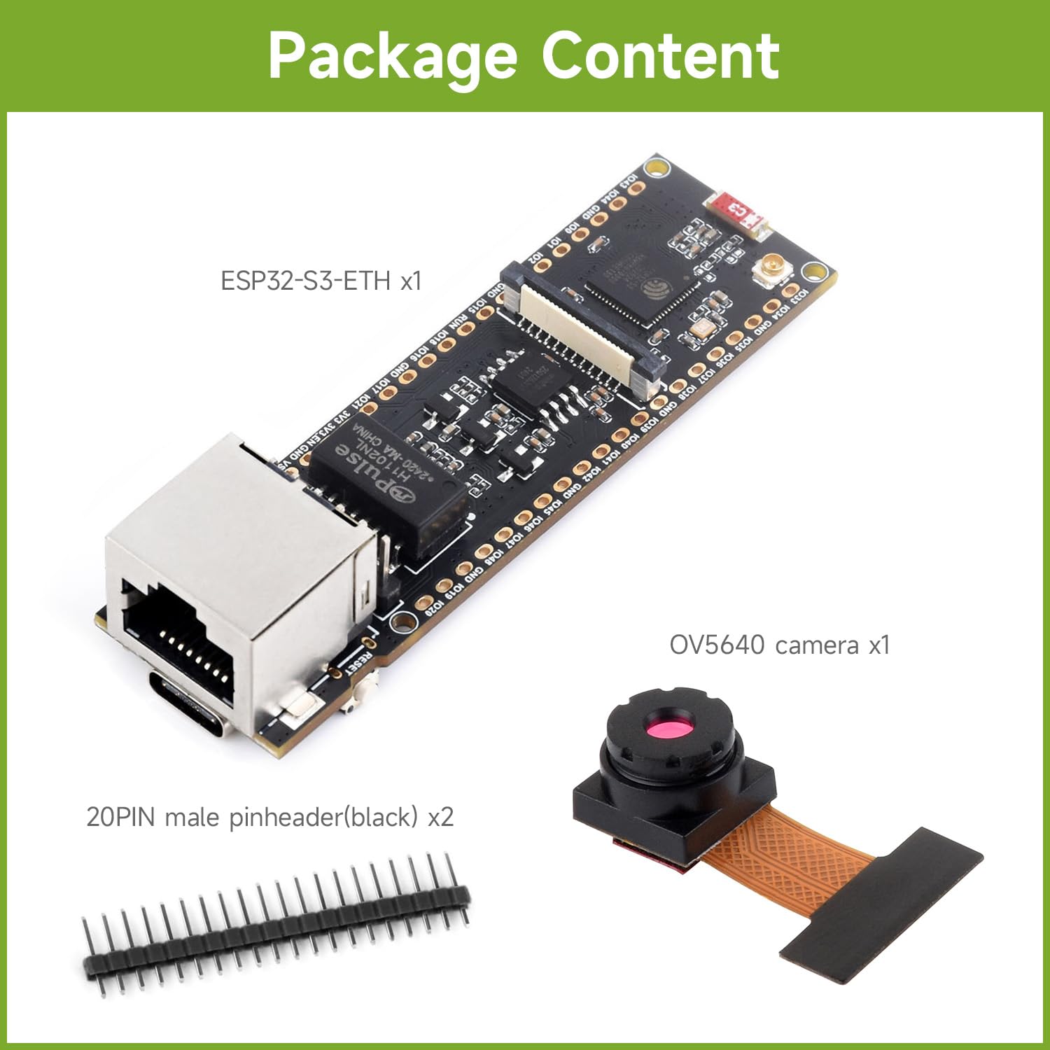 waveshare-esp32-s3-eth-entwicklungsboard-mit-rj45-ethernet-wi-fi-bt-und-ov2640-k image 2