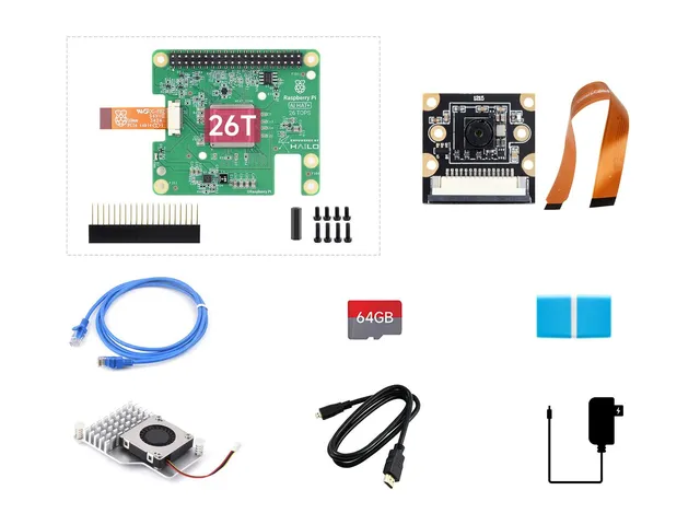 waveshare-ai-accessory-kit-f-r-raspberry-pi-5-ai-hat-26-tops-8mp-kamera-27w-64gb image 1
