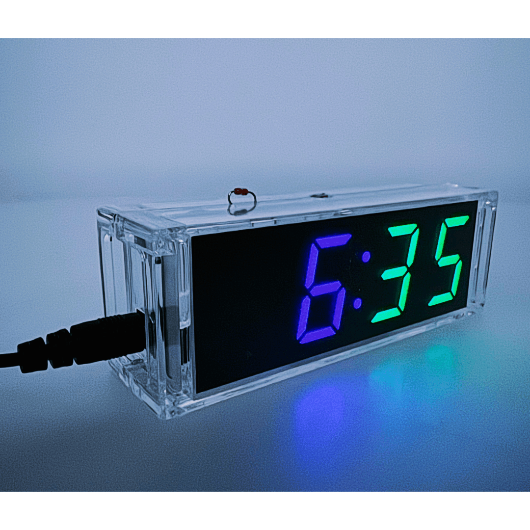 az-delivery-digitaluhr-bausatz-mit-acrylgeh-use-4-stelliges-led-display-diy-kit image 1