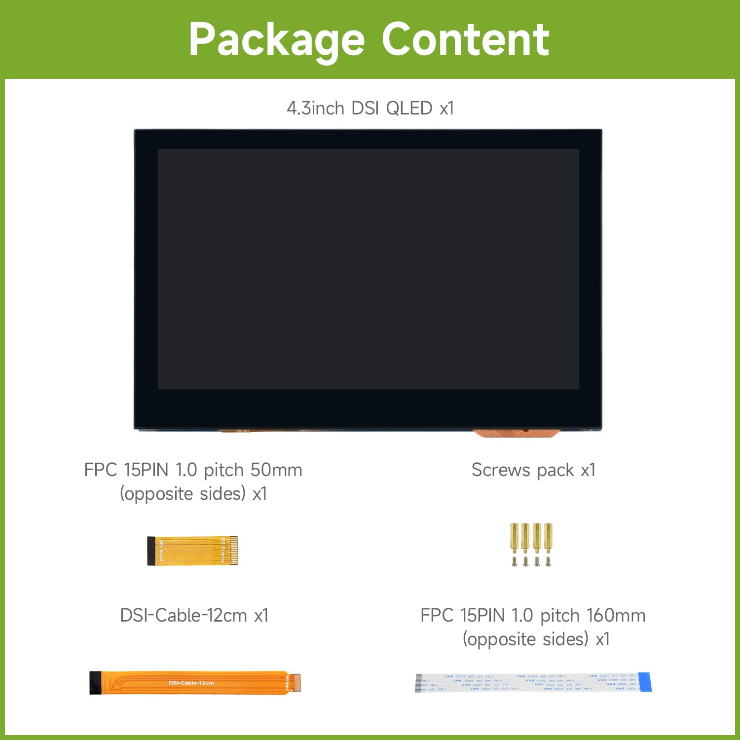 waveshare-4-3-zoll-qled-touchscreen-800x480-dsi-display-mit-5-punkt-touch-f-r-ra image 2