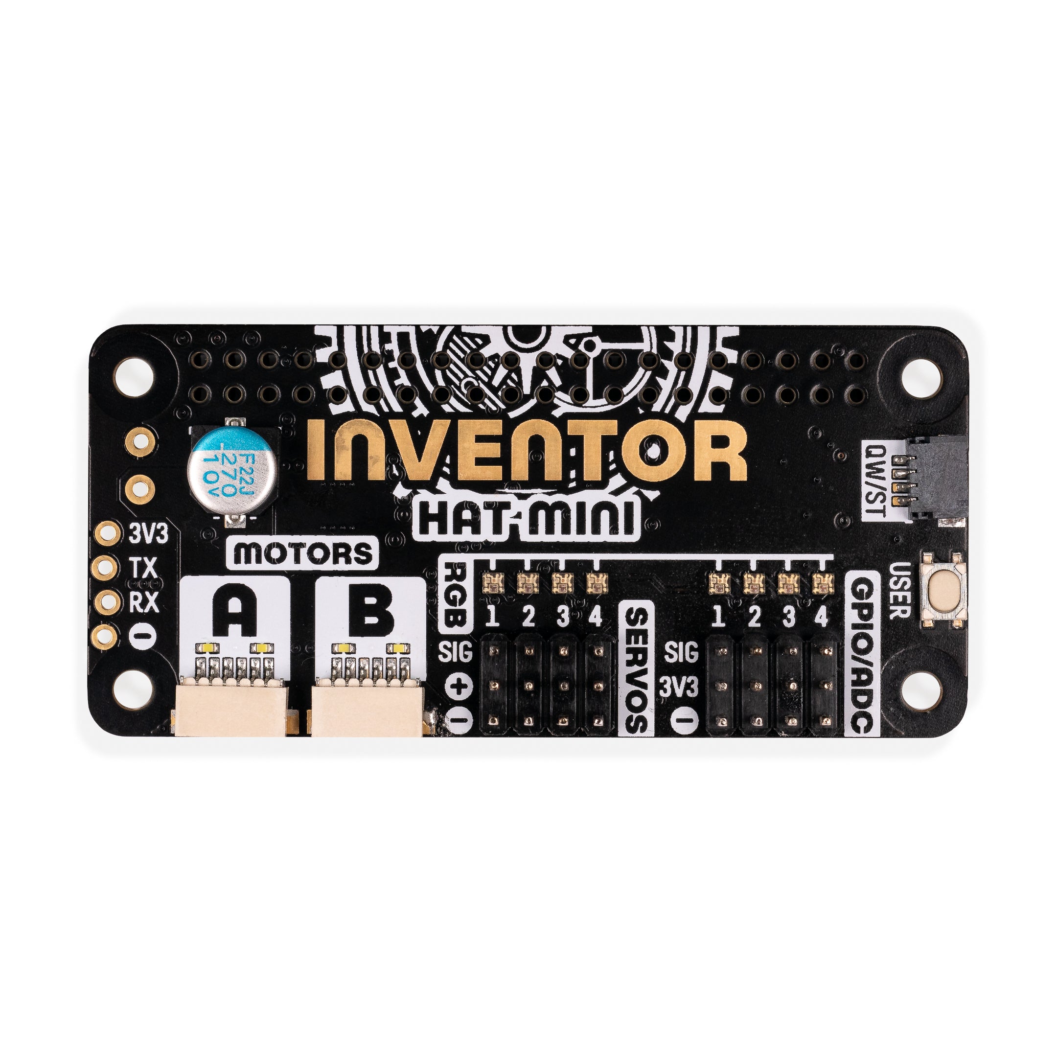pimoroni-inventor-hat-mini-motor-servo-und-audio-treiber-f-r-raspberry-pi image 2