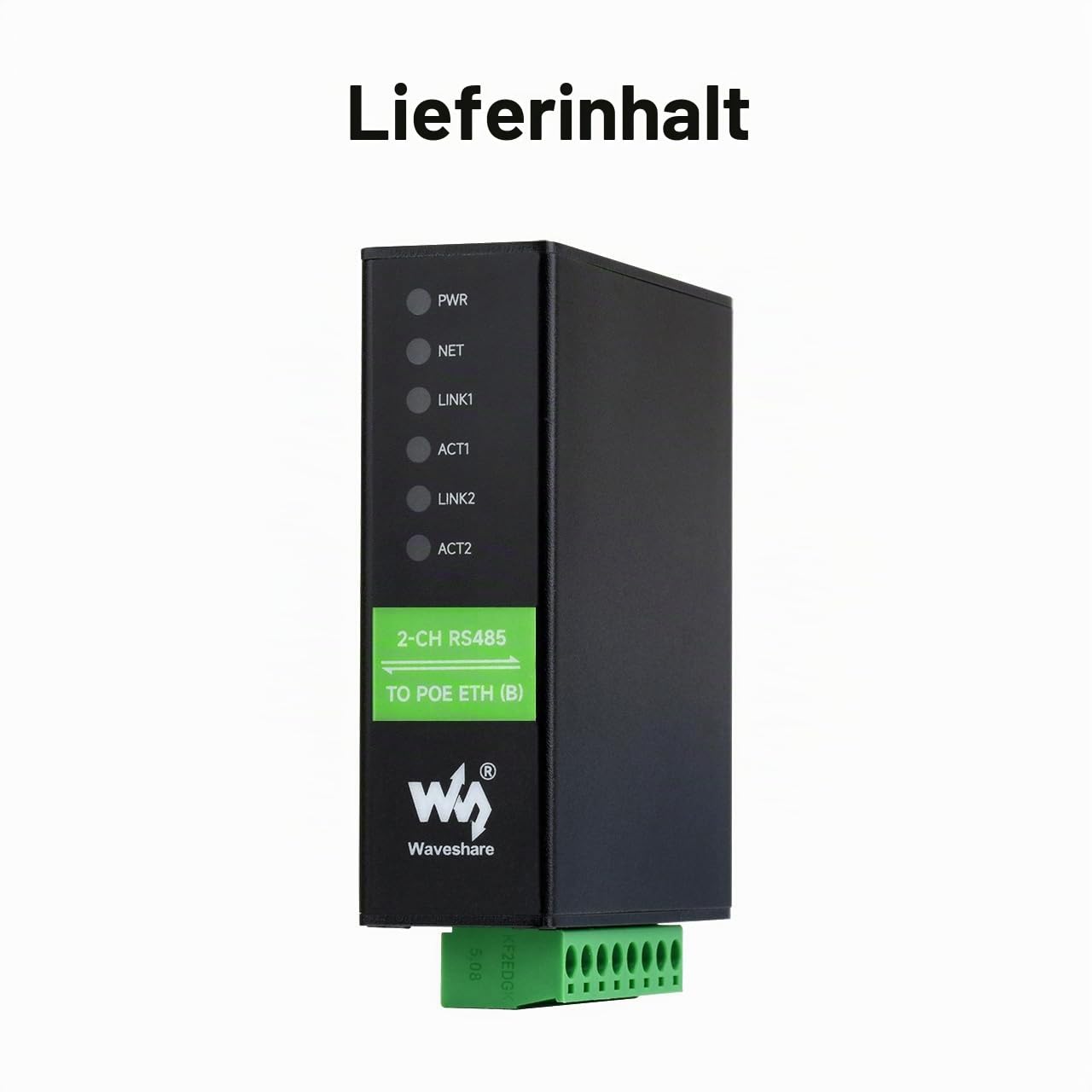 waveshare-2-kanal-rs485-zu-poe-ethernet-serial-server-hutschienen-montage-isolie image 2