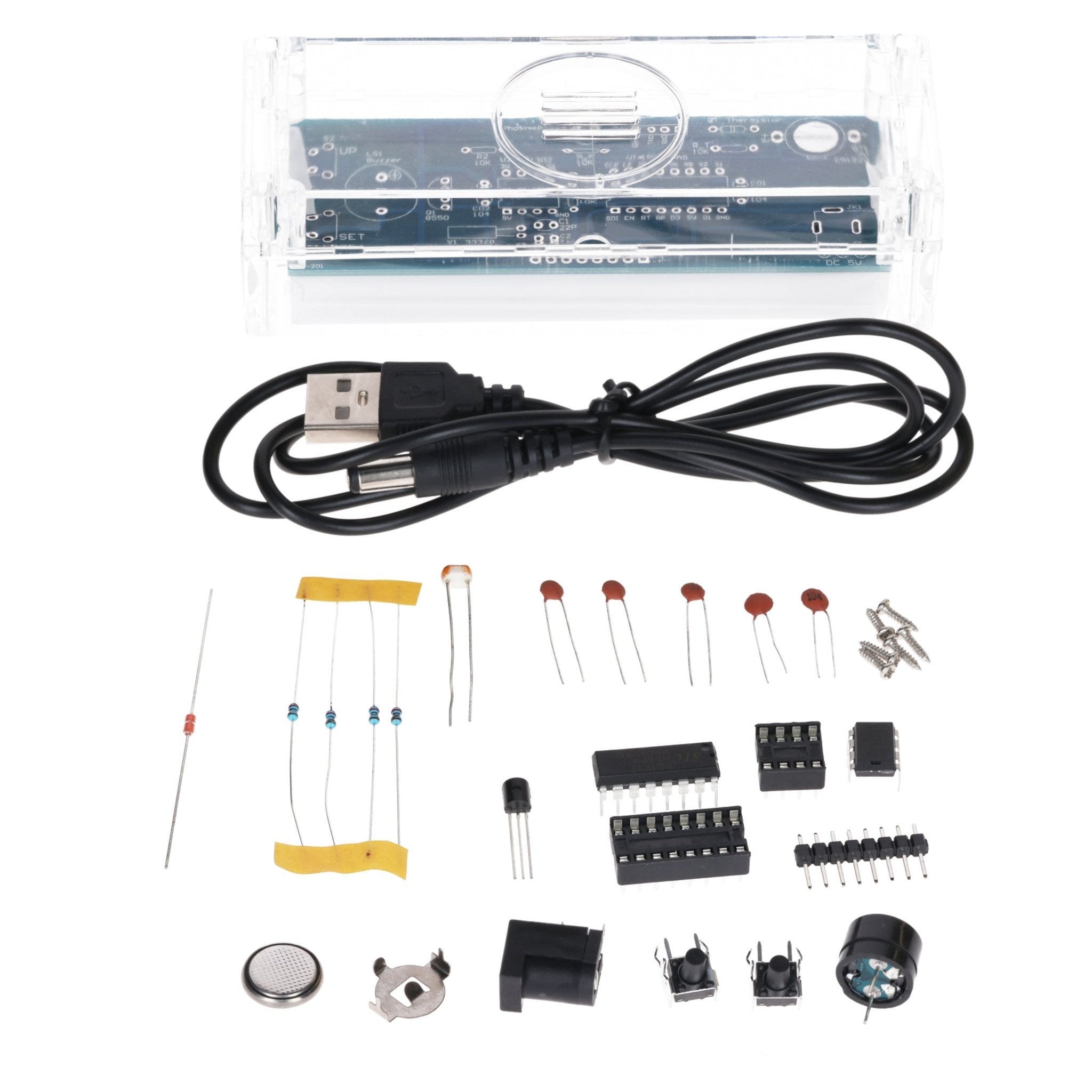 az-delivery-digitaluhr-bausatz-mit-acrylgeh-use-4-stelliges-led-display-diy-kit image 2